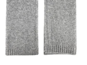 Šedá kašmírová šála Fiebig