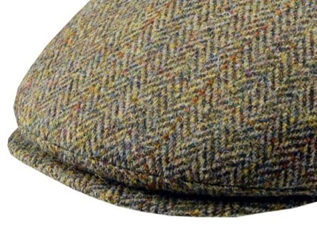 Pánská zimní zelená tweedová bekovka - Mayser - Sidney Harris Tweed
