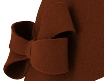 Dámská hnědá plstěná lodička Fiebig