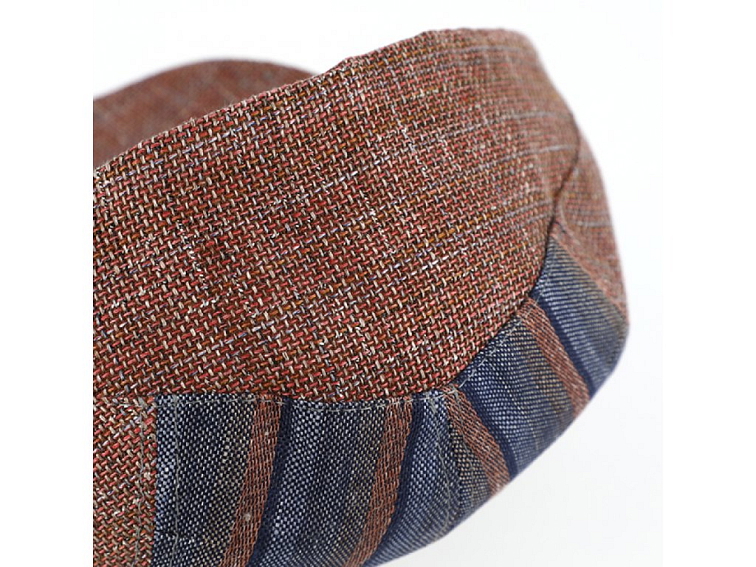 Pánská jarní lehčí bekovka od Fiebig - pruhovaná