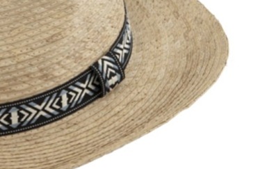 Slaměný klobouk Fiebig - Western - westernový klobouk s UV protection