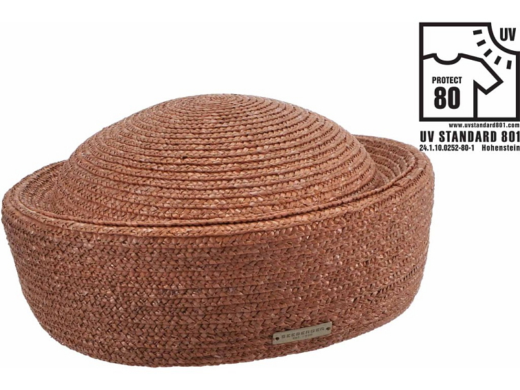 Dámský slaměný klobouček Seeberger - slaměná lodička
