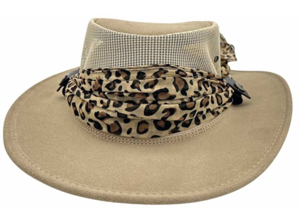 Jacaru Shady Lady – dámský australský klobouk z broušené kůže