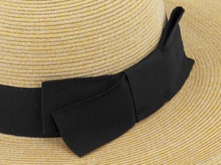 Letní dámský slaměný klobouk Fiebig s širokou krempou - Brim Hat Beige