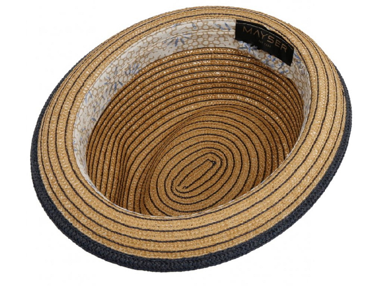 Béžový letní klobouk Trilby - Mayser Samu