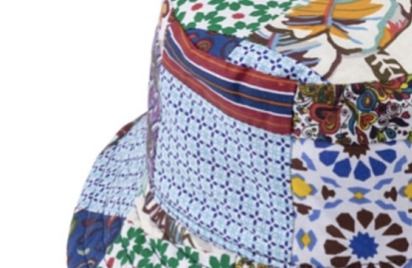 Bavlněný bucket - Patchwork