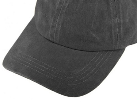 Šedá kšiltovka z seprané bavlny - Baseball Cap Washed Cotton