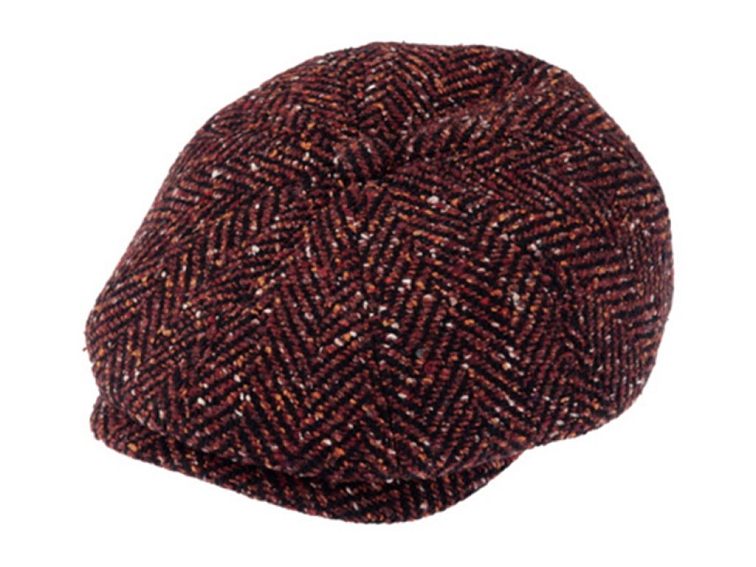 Objemná bekovka Hatteras od Fiebig - bordo pekařská bekovka - Extra Wide