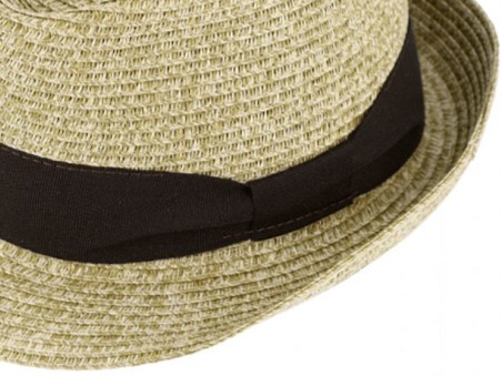 Letní béžový klobouk Trilby od Fiebig - Trilby Melange
