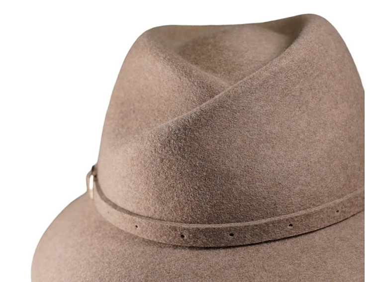 Dámský cestovní béžový zimní klobouk Simone - Mayser