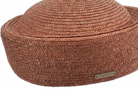 Dámský slaměný klobouček Seeberger - slaměná lodička