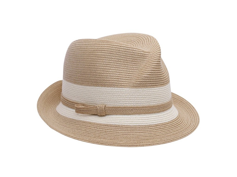 Luxusní dámský nemačkavý hnědý klobouk - Mayser Petra Sand - UV faktor 80