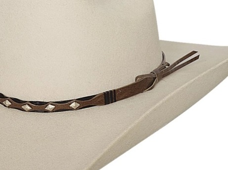 Westernový béžový klobouk TRUE WEST 8X