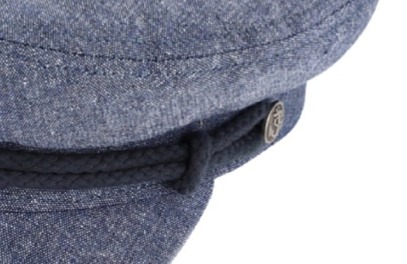 Námořnická kapitánka - Riders Cap Cotton - modrá bavlněná