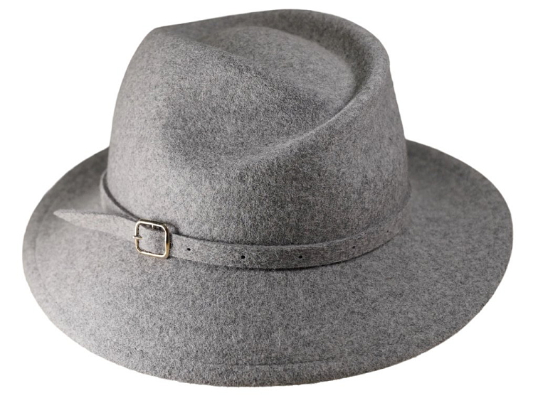 Dámský cestovní šedý zimní klobouk Simone - Mayser