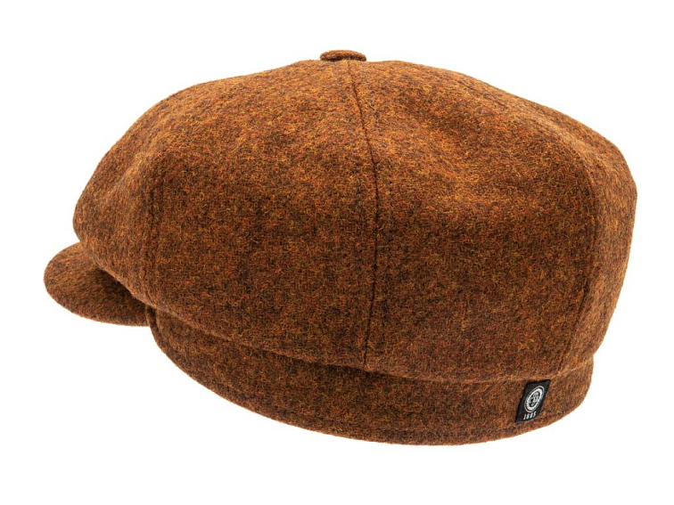 Vlněná bekovka 8-panel od CTH Ericson - Alan Moon Shetland Rust - Peaky Blinders Original