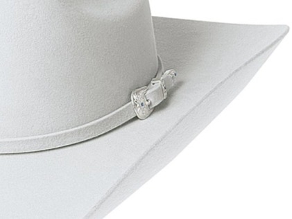 Westernový Silverbelly klobouk LEGACY 8x