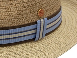 Béžový crushable (nemačkavý) letní klobouk Trilby - Mayser Maleo