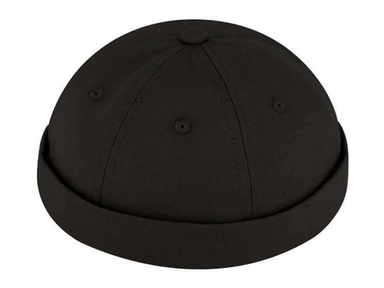 Bavlněná černá čepice - Docker - Fiebig