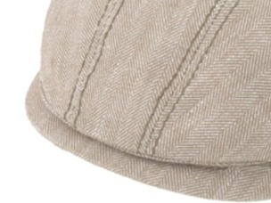 Pánská letní béžová bekovka od Fiebig - bavlna a len