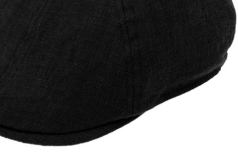 Pánská černá 6-dílná letní lněná bekovka od Fiebig