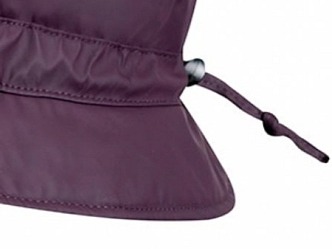 Nepromokavý fialový bucket hat - podzimní voděodolný klobouk - Fiebig 1903