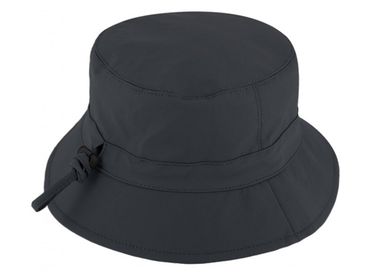 Nepromokavý modrý bucket hat - podzimní voděodolný klobouk - Fiebig 1903