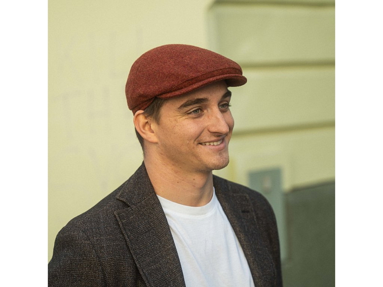 Zimní pánská bekovka od Fiebig - Shetlandská vlna