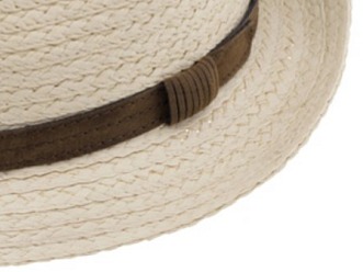 Unisex letní klobouk Trilby od Fiebig - Natur