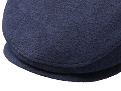 Zimní modrá vlněná bekovka driver cap od Fiebig (ušní klapky)