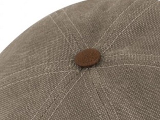Retro bekovka 6-panel od Fiebig bavlna - kanvas a kůže