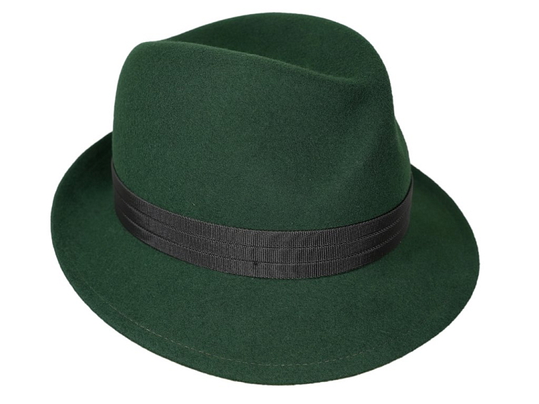 Dámský trilby zelený zimní klobouk Petra - Mayser Limitovaná kolekce