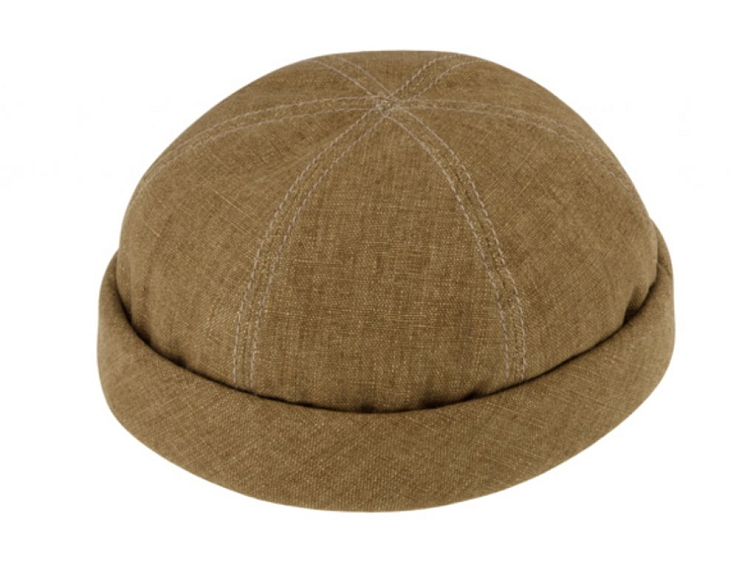 Lněná čepice - Docker kari - 8821108