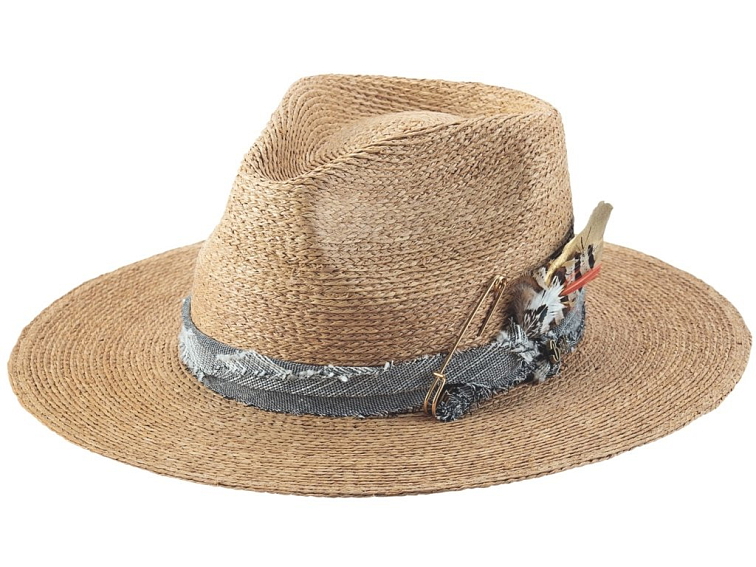 Stylový slaměný klobouk PASSION – ručně zdobený letní klobouk z rafie