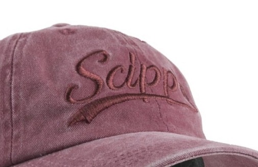 Australská červená kšiltovka z seprané bavlny - SCIPPIS CAP