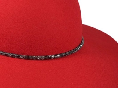 Dámský červený zimní klobouk Paola - Mayser