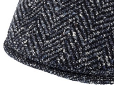 Pánská zimní bekovka modrá rybí kost - Fiebig