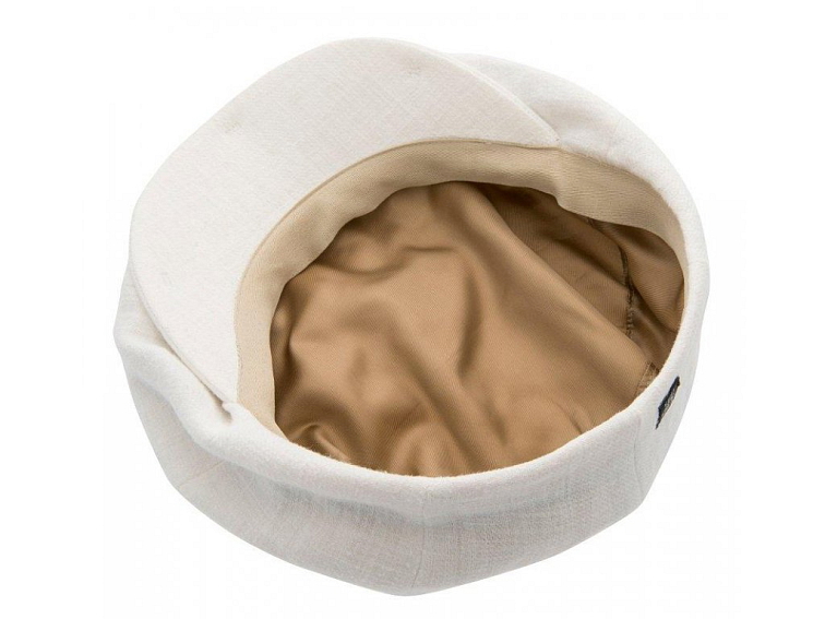 Extra objemná letní bílá bekovka 8-panel od CTH Ericson - Branson Ramie Off-white