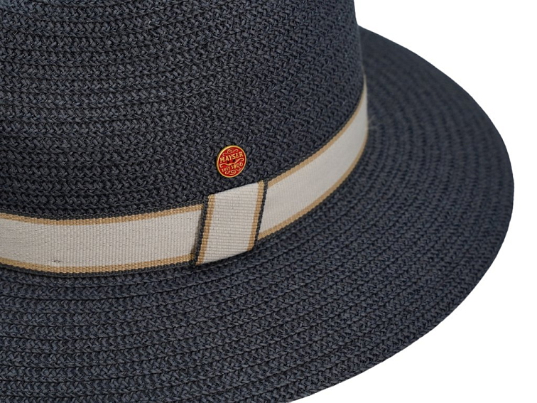 Slaměný crushable (nemačkavý) letní klobouk Fedora - Mayser Gedeon