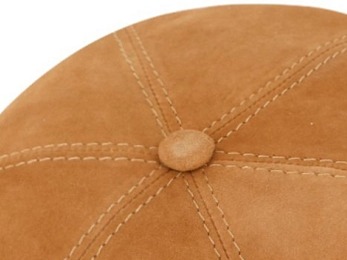 Pánská kožená 6-dílná bekovka s podšívkou - béžová kožená bekovka