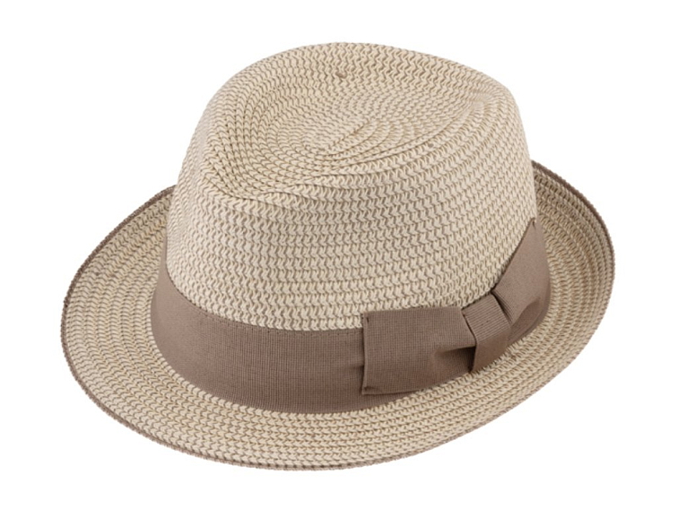 Letní klobouk Trilby od Fiebig - Trilby Prayer Beige