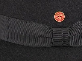 Černý klobouk Fedora Bogart - Mayser Mio Black