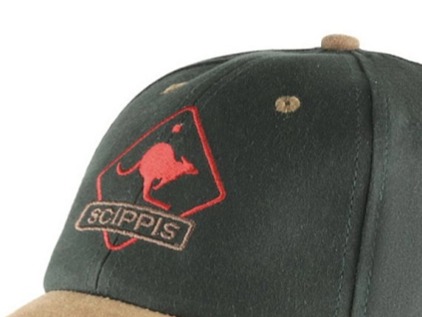 Australská zelená kšiltovka oilskin - OILSKIN CAP