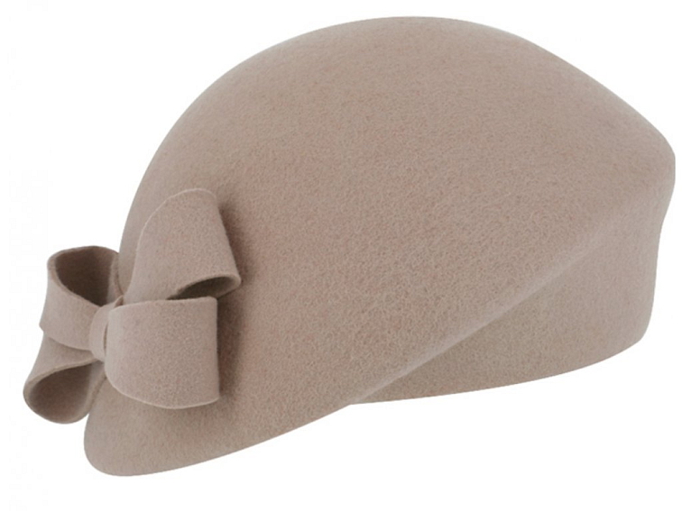 Dámská béžová plstěná lodička Fiebig