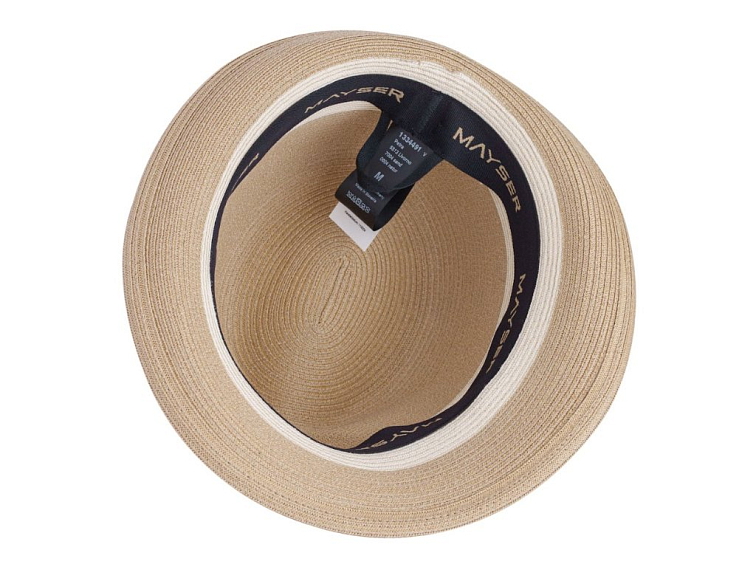 Luxusní dámský nemačkavý hnědý klobouk - Mayser Petra Sand - UV faktor 80