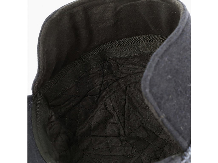 Kšiltovka zimní patchwork vlněná (ušní klapky) - Fiebig