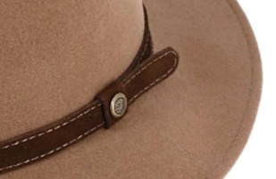 Kašmírový béžový cestovní klobouk Fiebig - Traveller Kaschmir