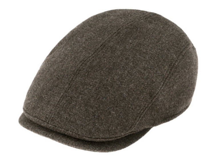 Pánská zimní bekovka Taupe - Fiebig - ušní klapky