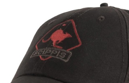 Australská černá kšiltovka oilskin - OILSKIN CAP