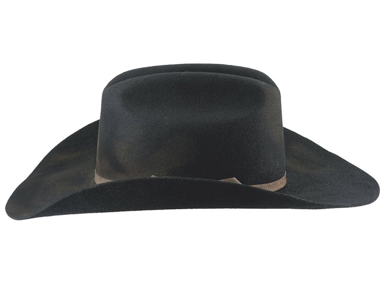 Westernový černý klobouk KAYCE 4X